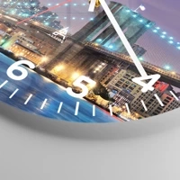 Clock face with numbers