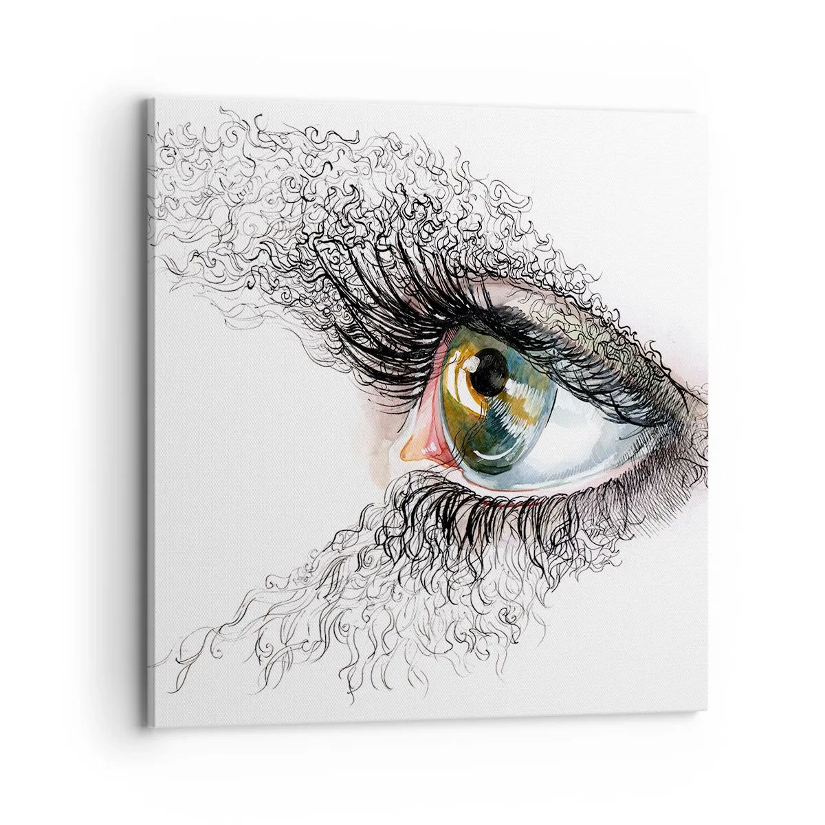 Canvas picture - Look straight into the Soul - 70x70 cm