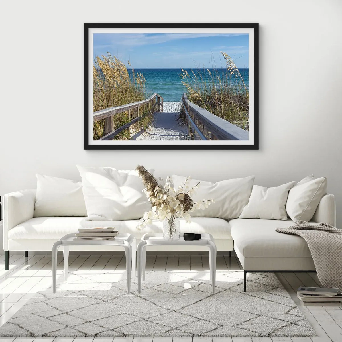 Poster in black frame - In the Sun, out in the Wind - 50x40 cm