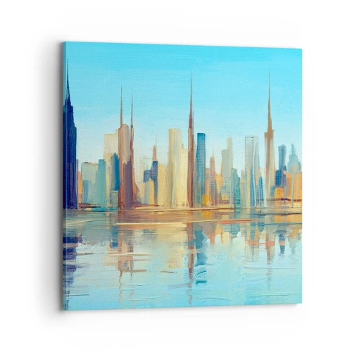 Canvas picture - Sunny Metropolis - 70x70 cm