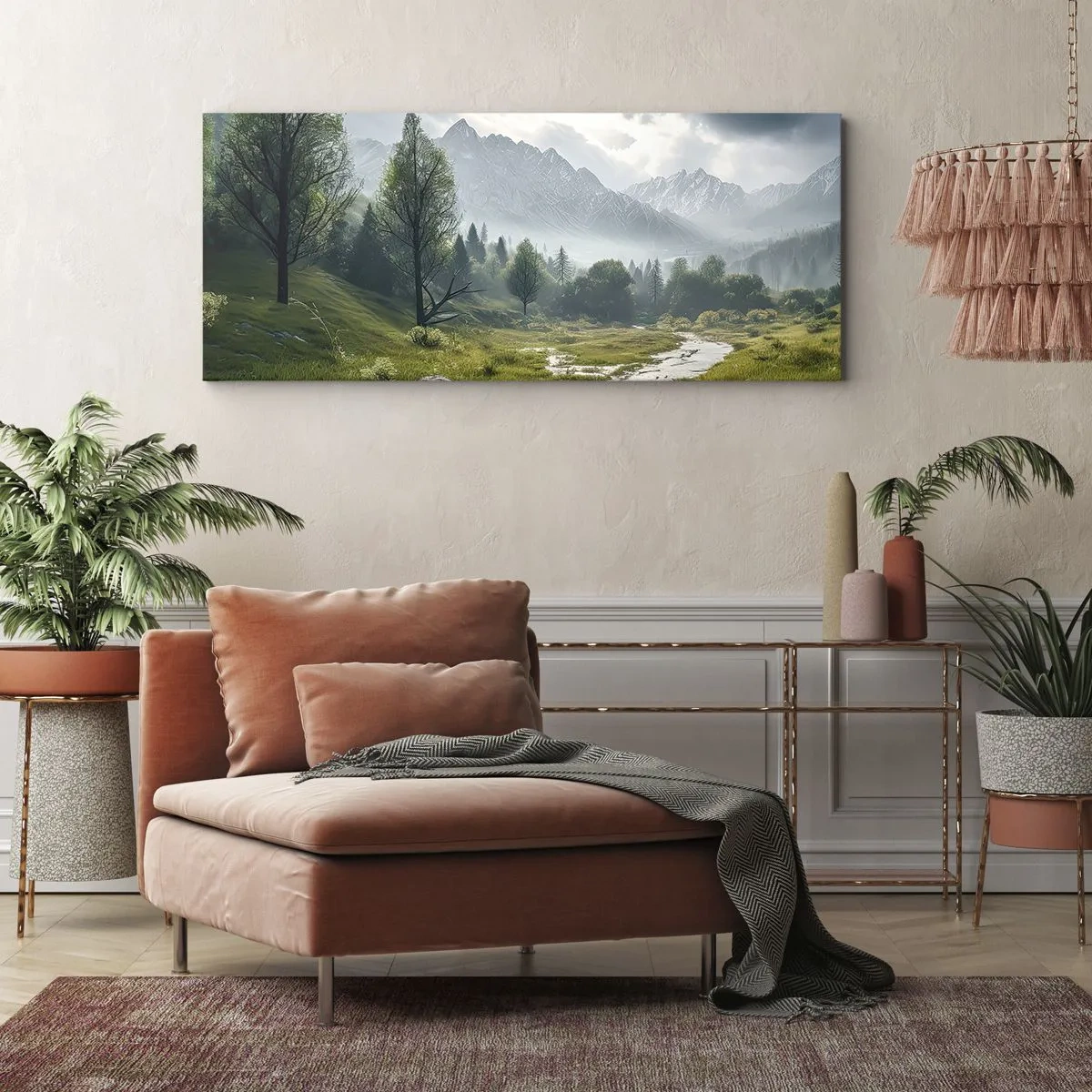 Canvas picture - There And Back - 140x50 cm