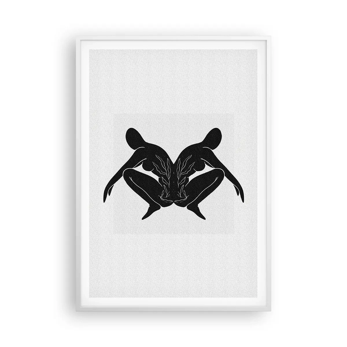 Poster in white frmae - Mutual Soul - 70x100 cm