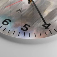 Clock face with numbers
