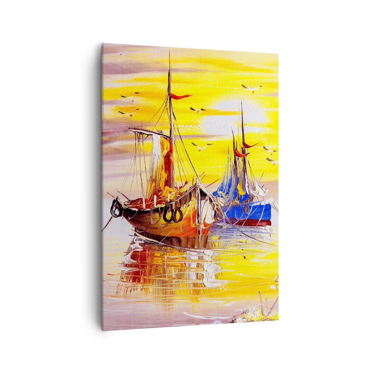 Canvas picture - Deserved Rest in Port - 70x100 cm