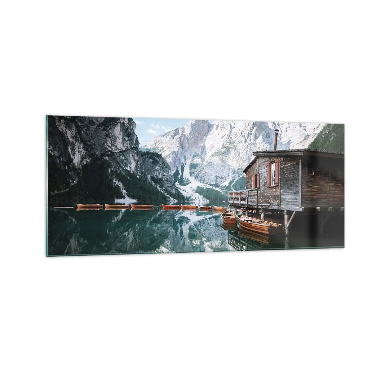 Glass picture - Crystal, Mountain Morning - 100x40 cm