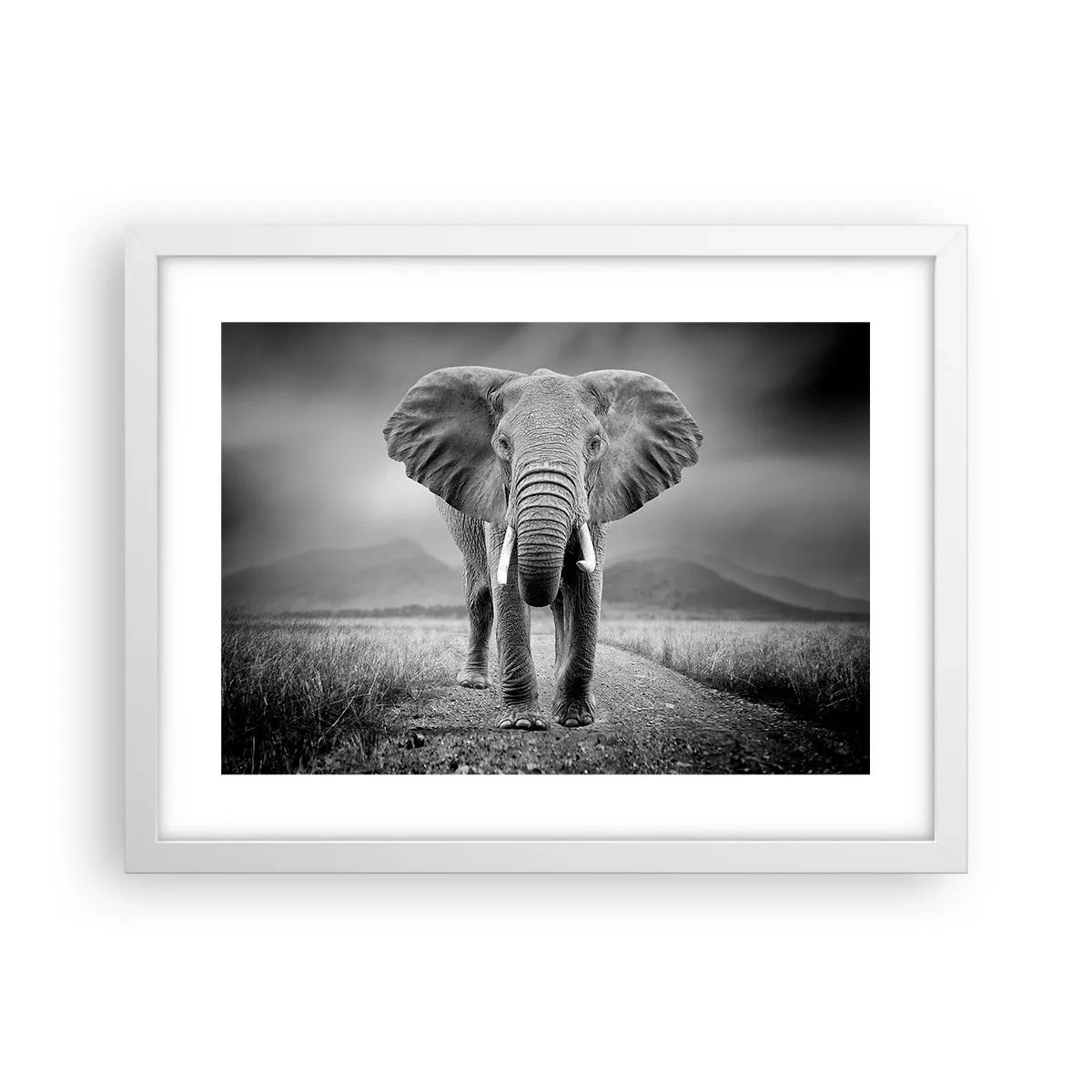 Poster in white frmae - Welcoming of the Host - 40x30 cm