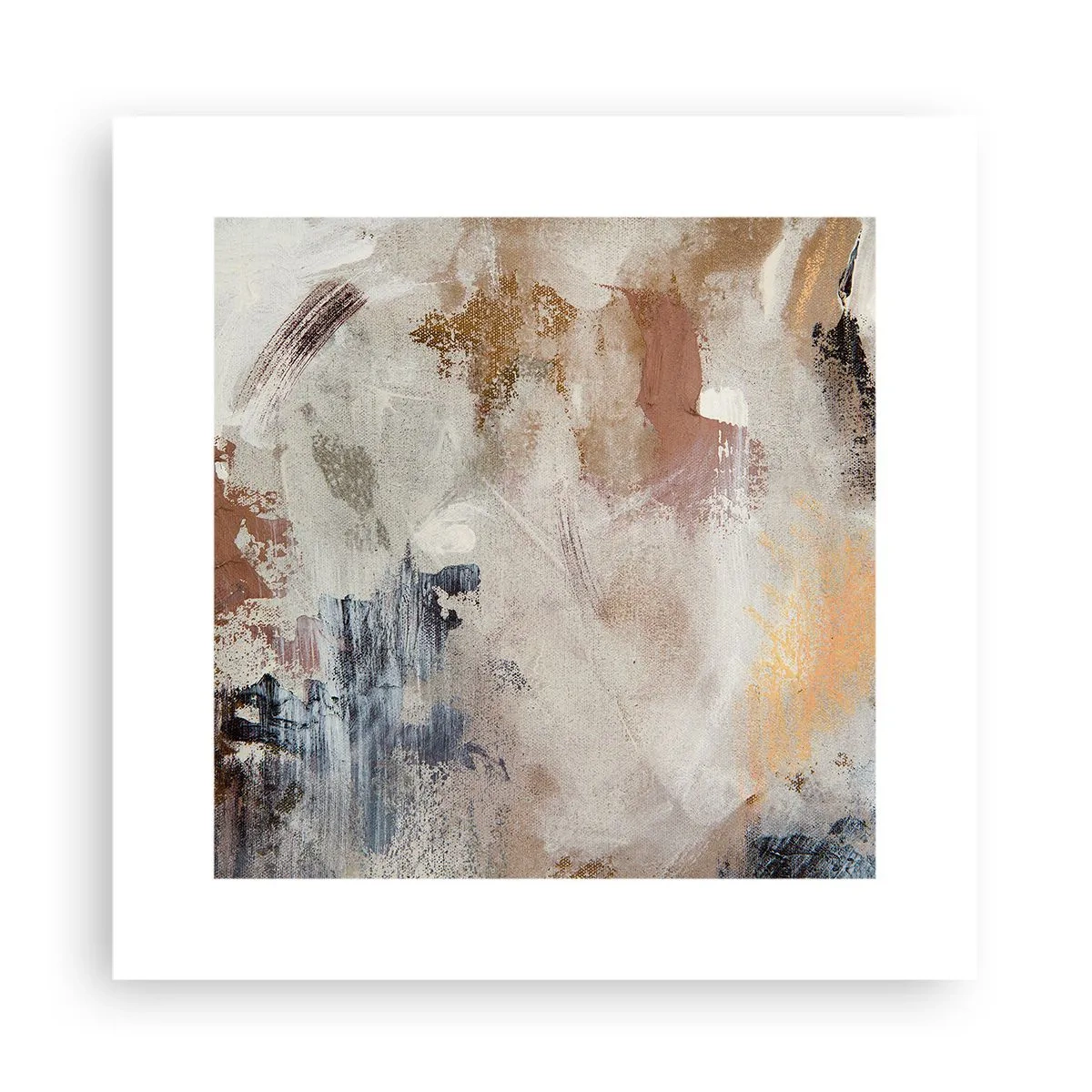 Poster - Foggy Abstract - 30x30 cm