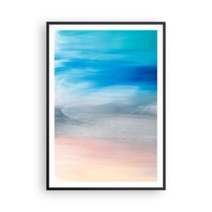 Poster in black frame - Elements: Air - 70x100 cm