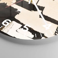 Clock face with numbers