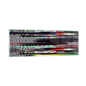 Glass picture - Control Image of Reality - 90x30 cm