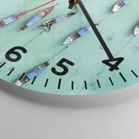 Clock face with numbers