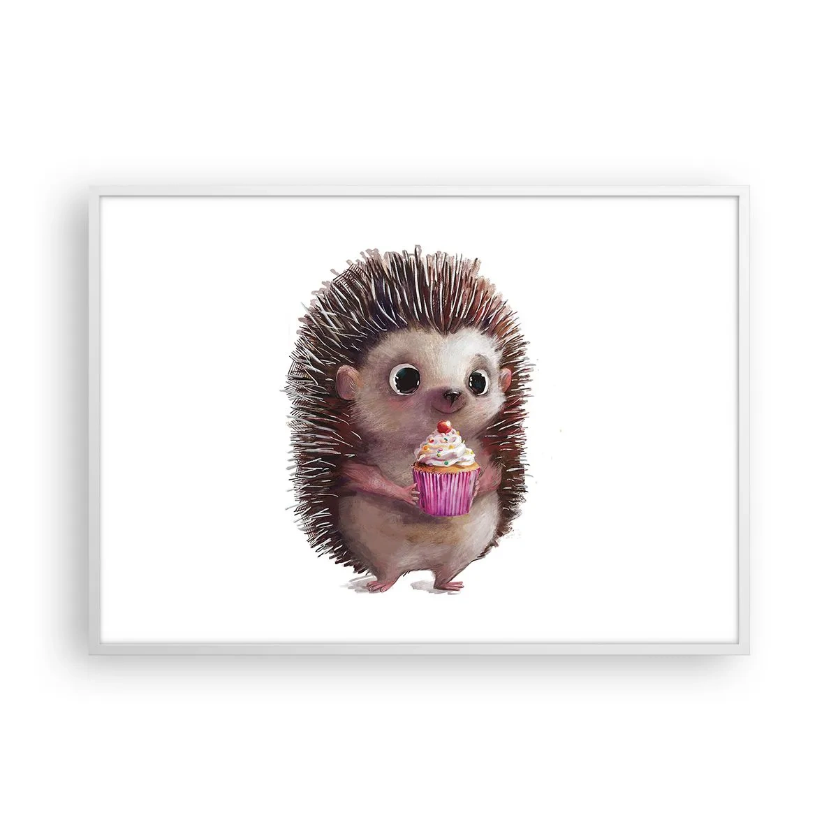 Poster in white frmae - Everyday is Holiday - 100x70 cm