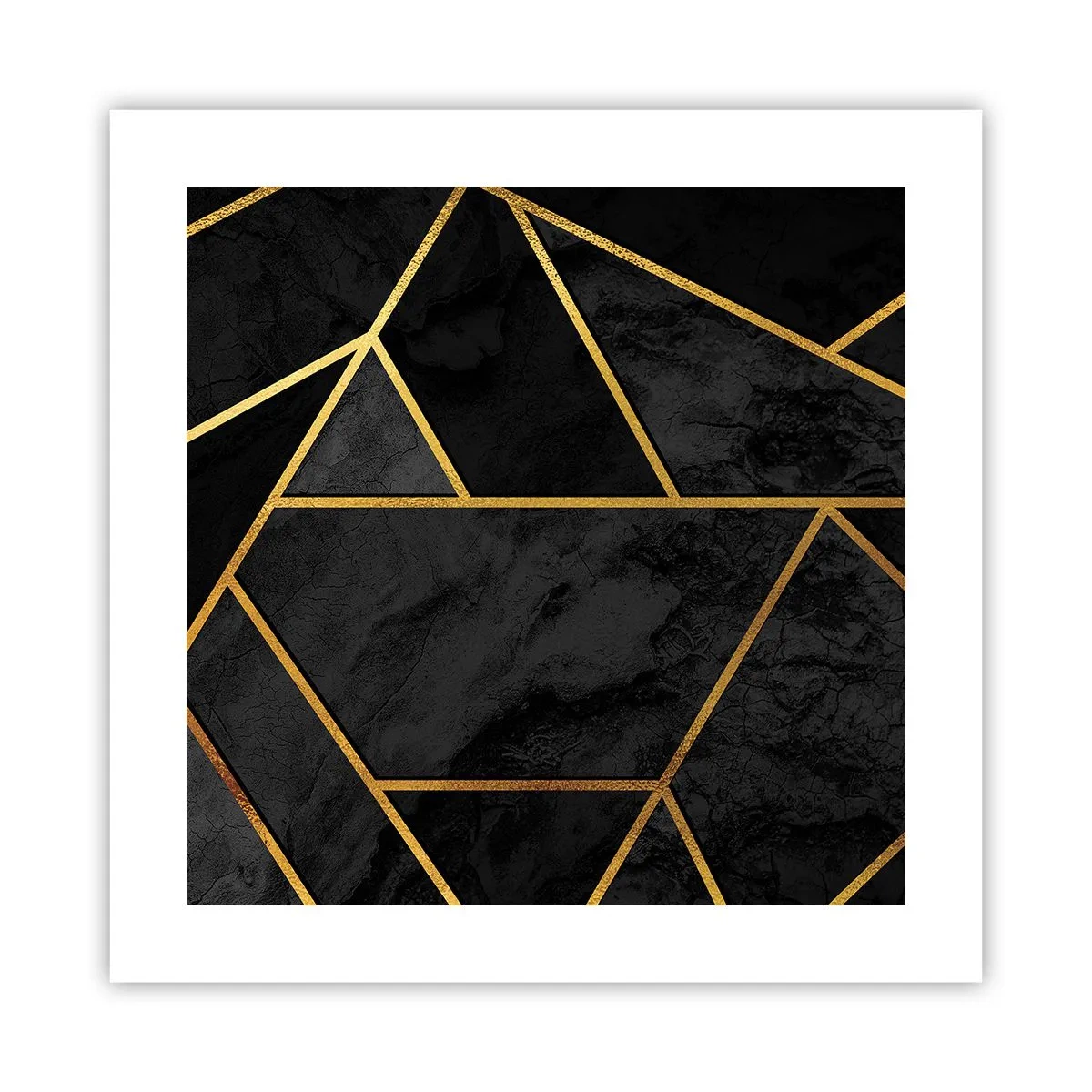 Poster - Darkness and Brighness - 40x40 cm