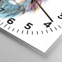 Clock face with numbers