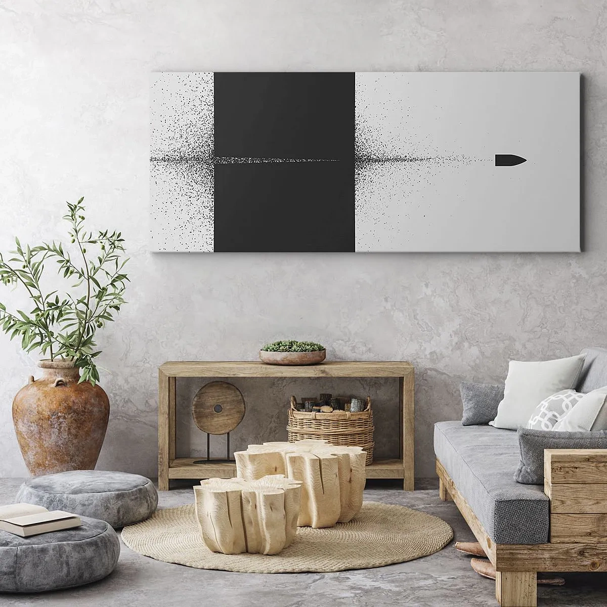 Canvas picture - Straight to the Point - 100x40 cm