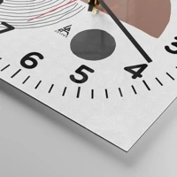 Clock face with numbers