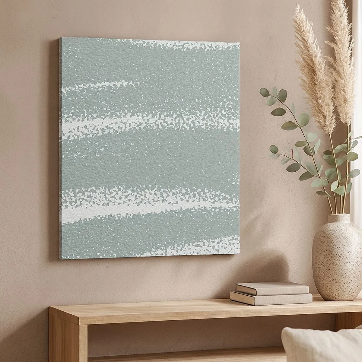 Canvas picture - Abstrcat in Winter Climate - 30x30 cm