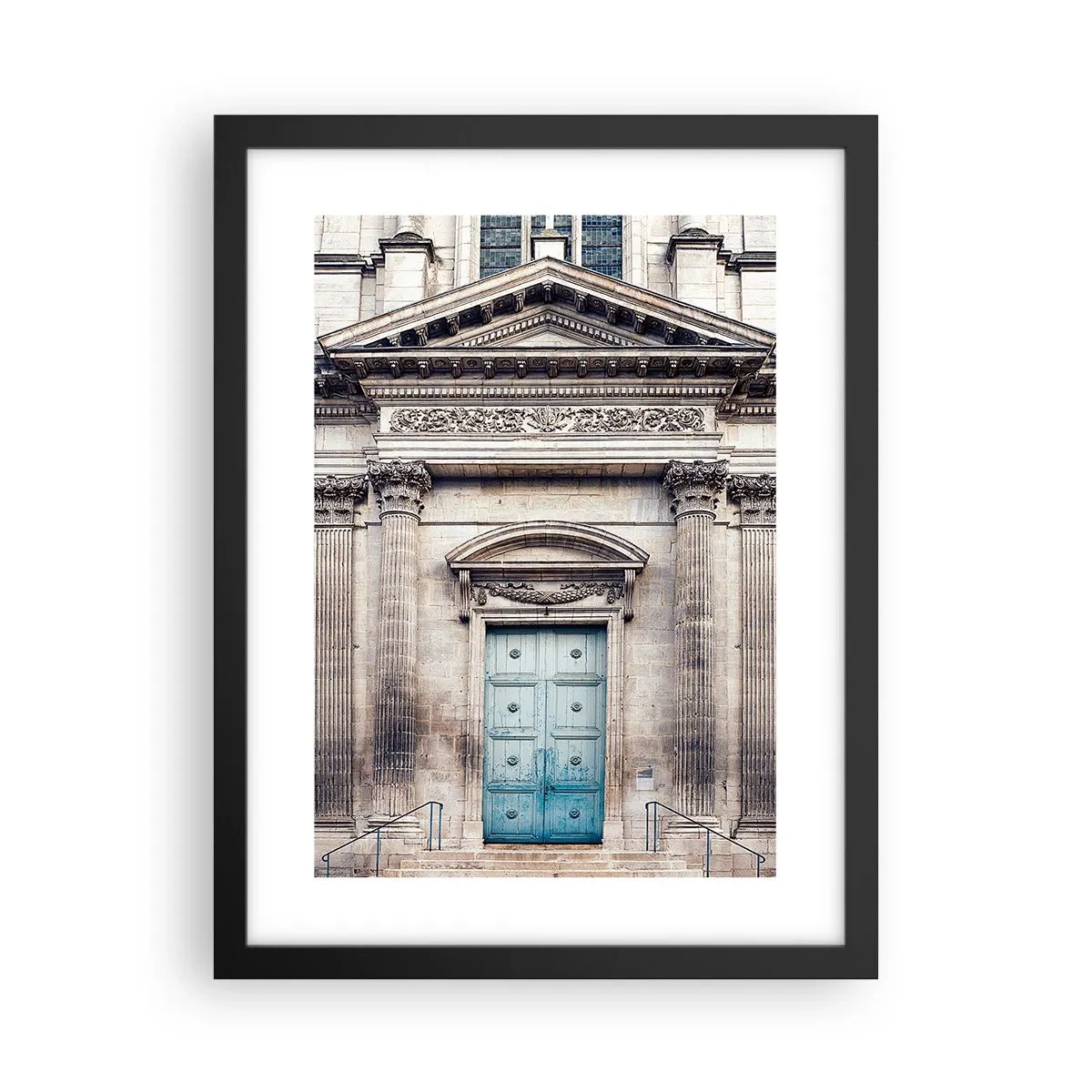 Poster in black frame - Gate to the Spiritual World - 30x40 cm