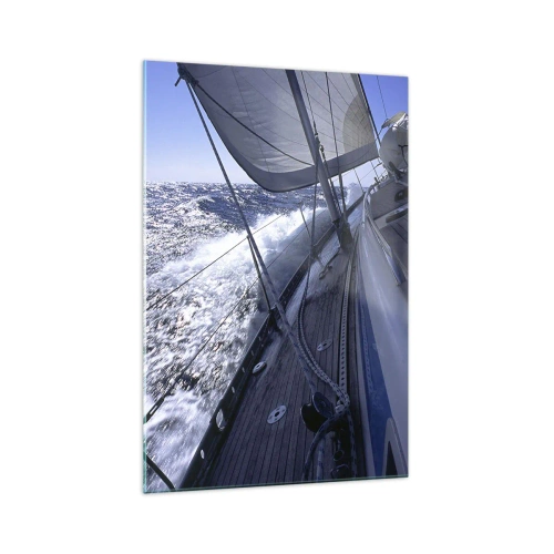 Glass picture - I Know What Being a Bird Means - 70x100 cm