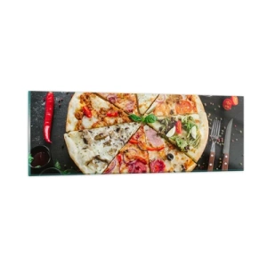 Glass picture - Range of Flavours - 90x30 cm