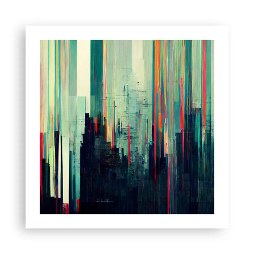 Poster - Futuristic City - 50x50 cm