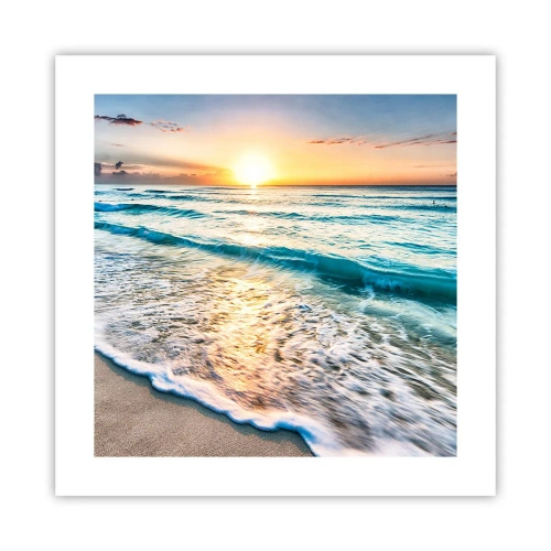 Poster - Sunset View - 40x40 cm