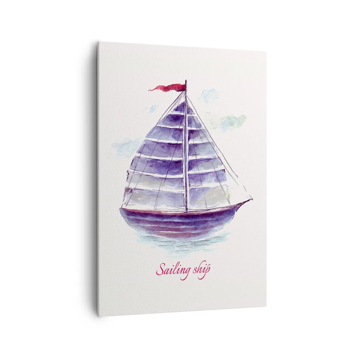 Canvas picture - Full Sails And Calm Waters - 70x100 cm