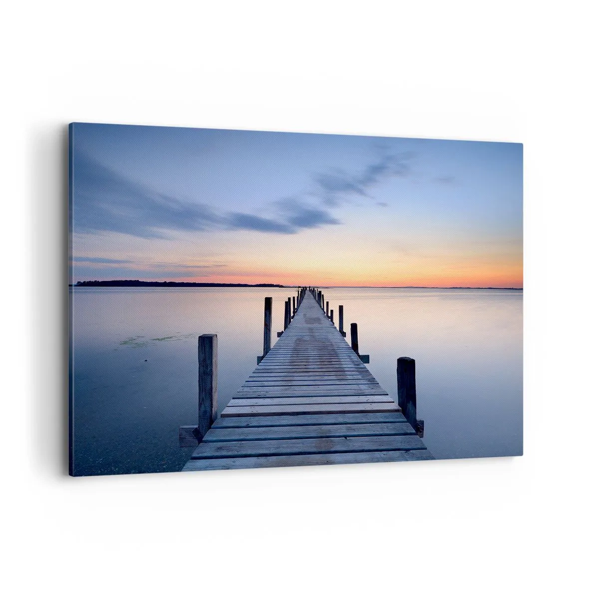 Canvas picture - Calm of a Quiet Dusk - 120x80 cm