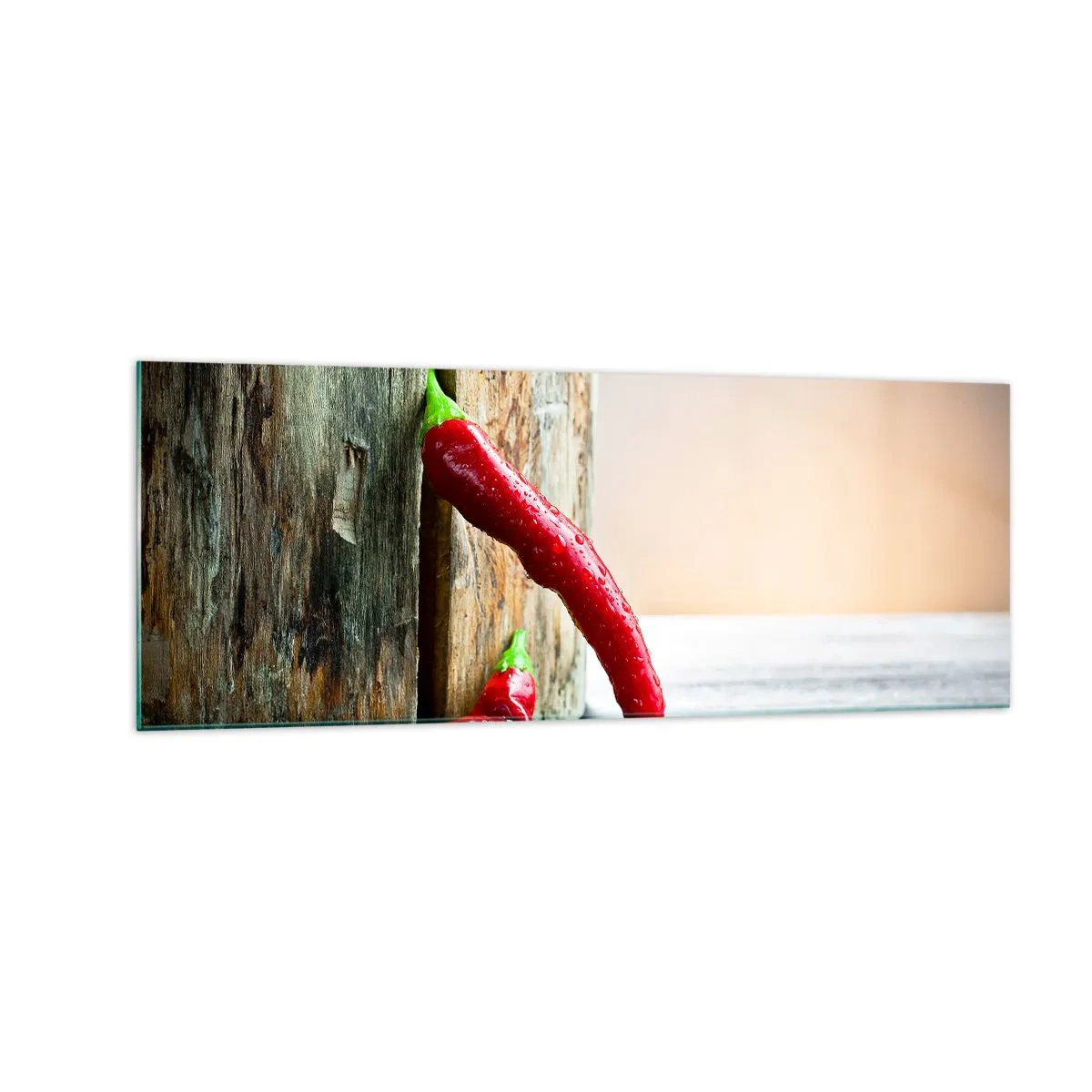 Glass picture - Red Hot Chilli Peppers - 140x50 cm
