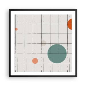 Poster in black frame - Imprisoned. Us or Them? - 60x60 cm