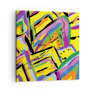 Canvas picture - Screaming from Joy - 60x60 cm
