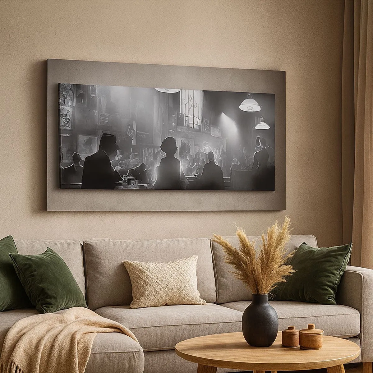 Canvas picture - In Jazz Ambiance - 100x40 cm