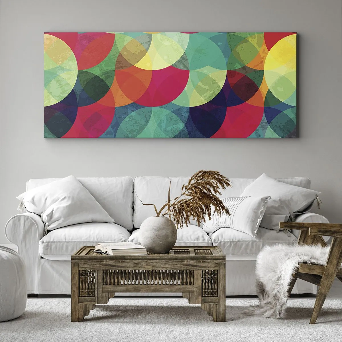 Canvas picture - Into the Rainbow - 100x40 cm