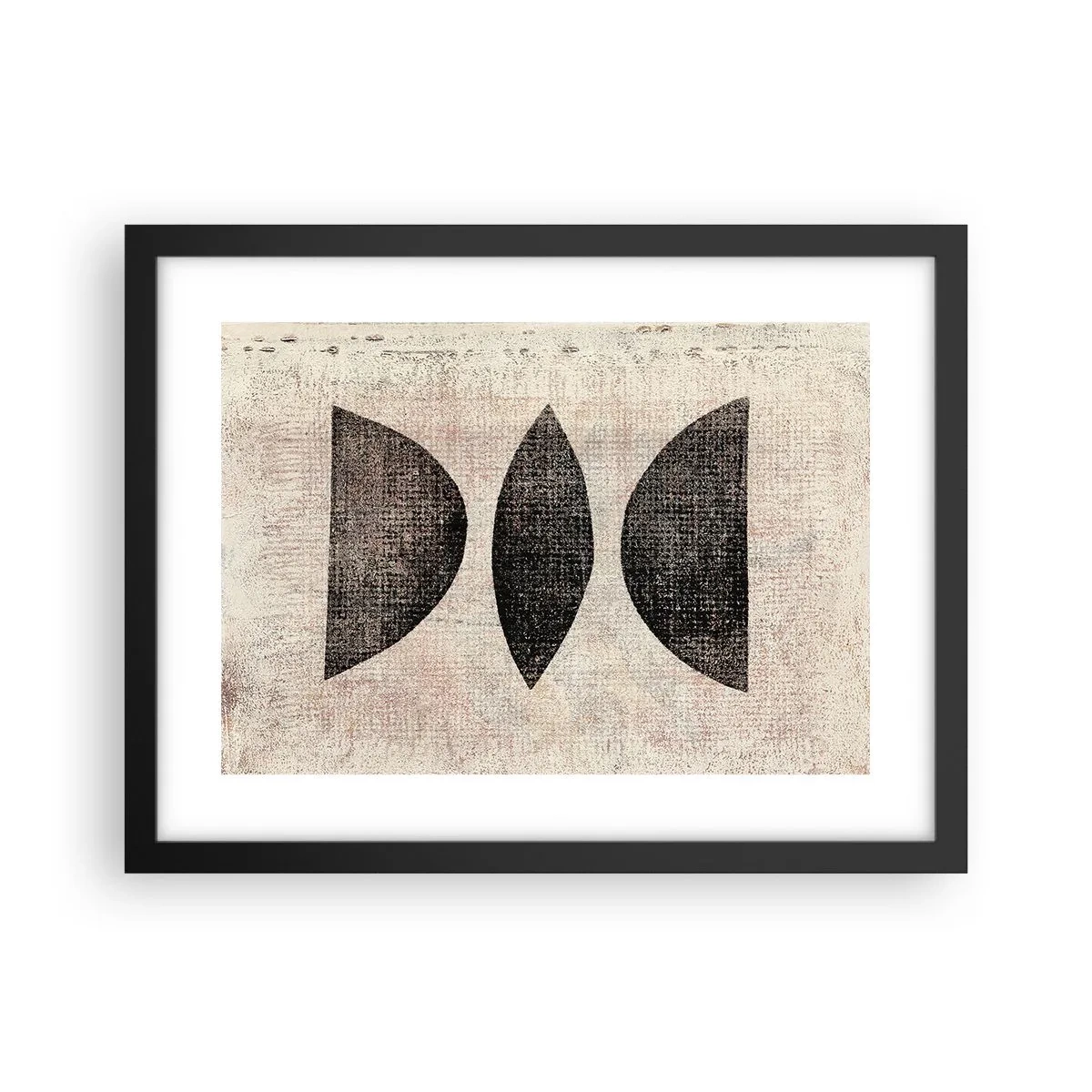 Poster in black frame - Ethnic Abstraction - 40x30 cm