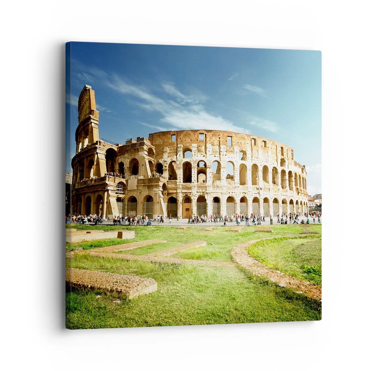 Canvas picture - You Can Hear The Sound of Guns - 30x30 cm