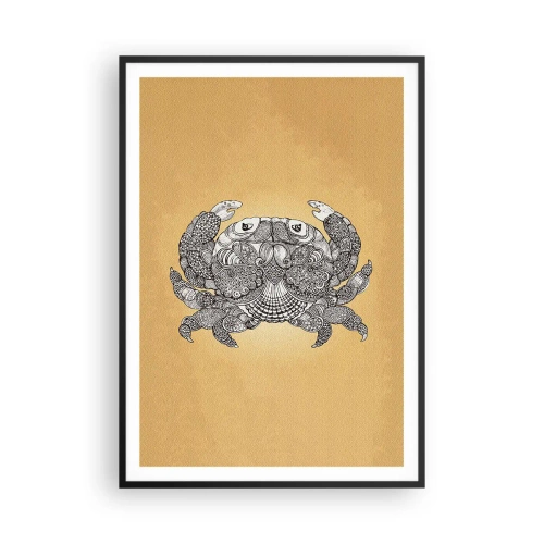 Poster in black frame - Tales of Mr Crab - 70x100 cm