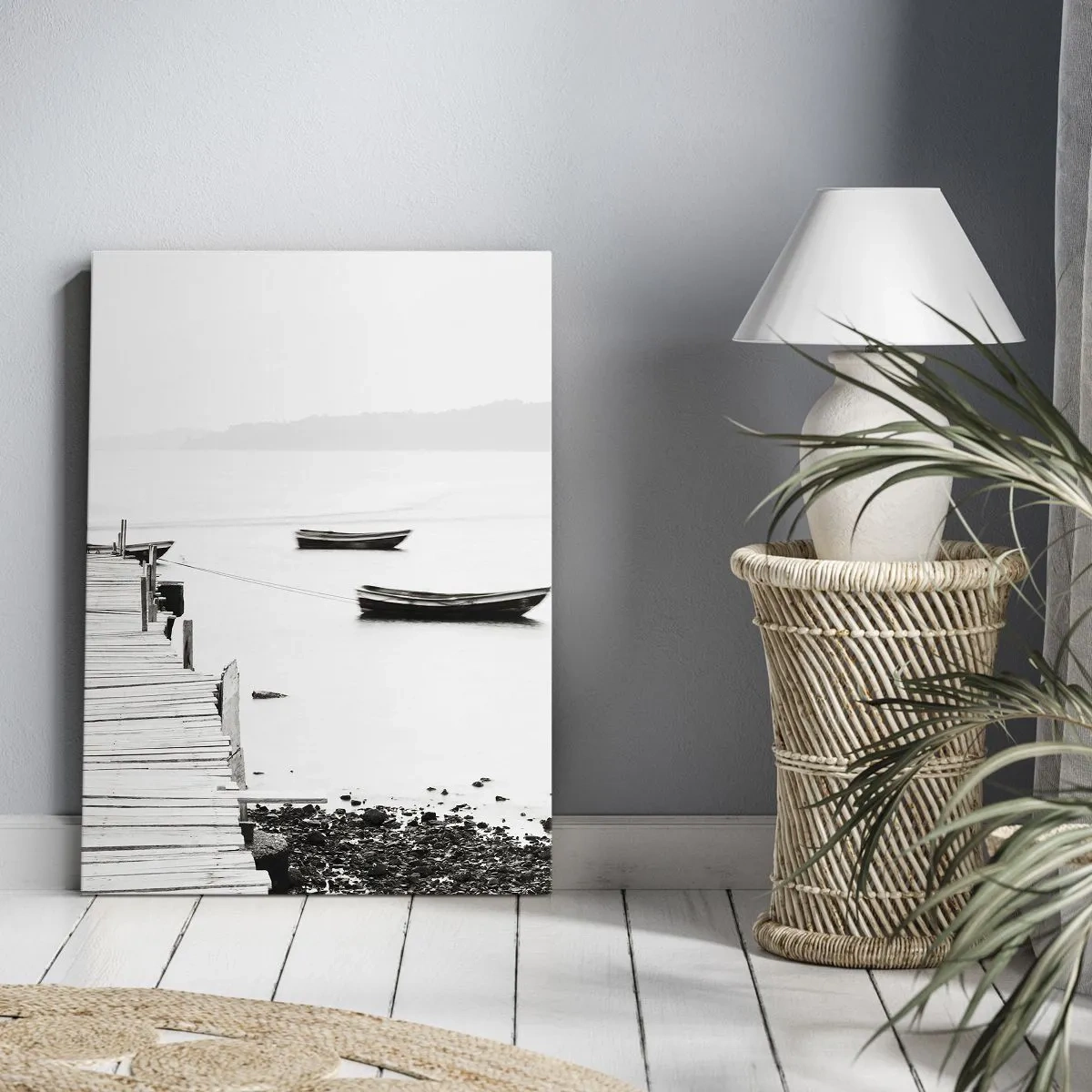 Canvas picture - By Waters Still and Clear - 70x100 cm