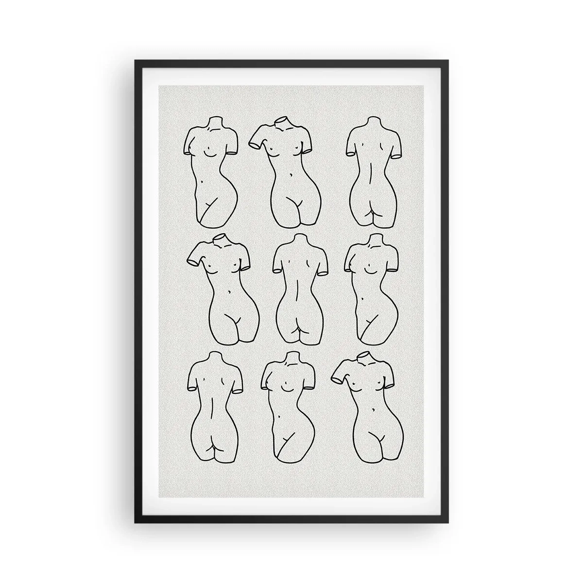 Poster in black frame - Only Venus - 61x91 cm