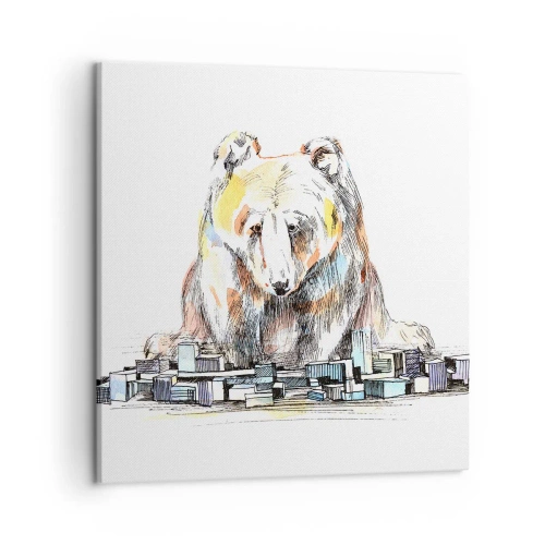 Canvas picture - How Can You Live like That? - 50x50 cm