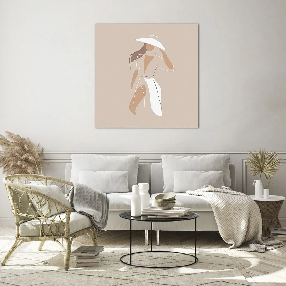 Glass picture - Fashion Is Fun - 50x50 cm