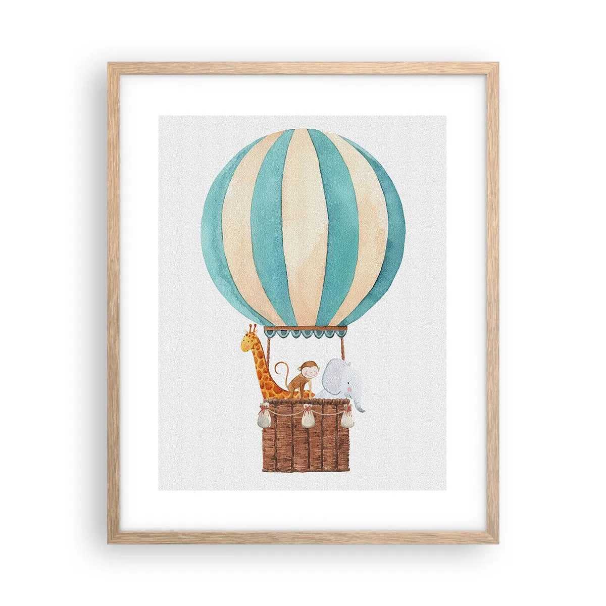 Poster in light oak frame - Fantastic Trip - 40x50 cm