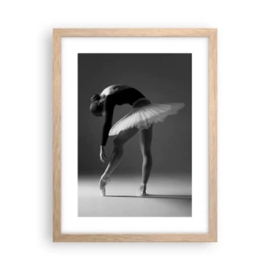Poster in light oak frame - Belle Ballet Dancer - 30x40 cm
