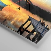 Clock face with lines