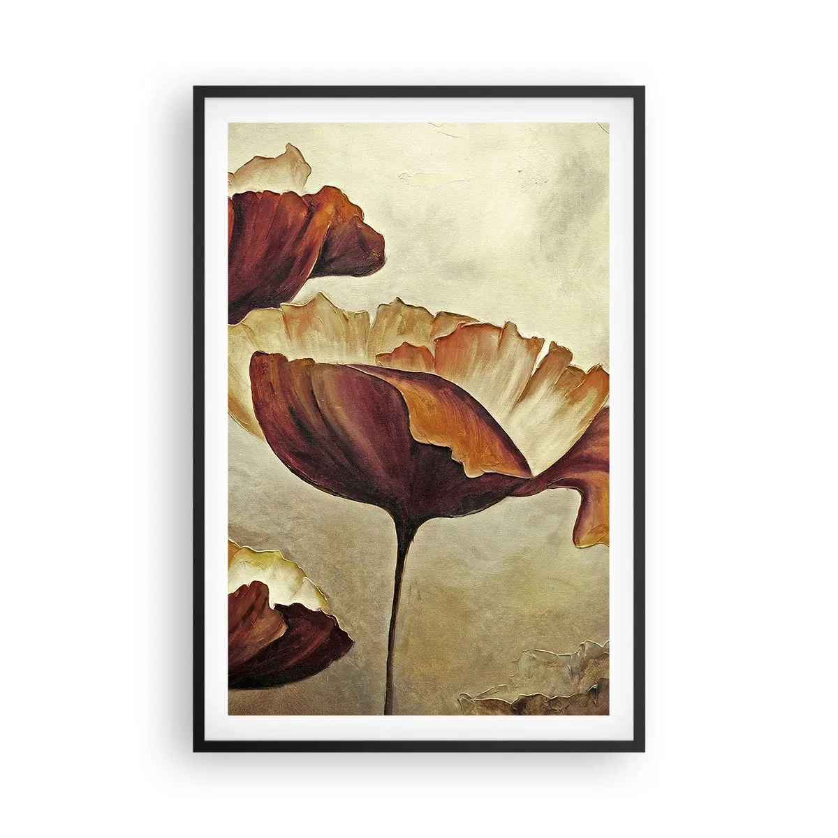Poster in black frame - Piece of Meadow - 61x91 cm