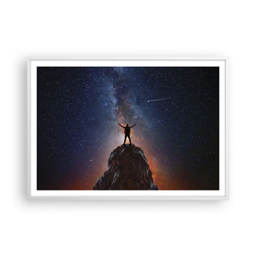 Poster in white frmae - Power Is with Me! - 100x70 cm