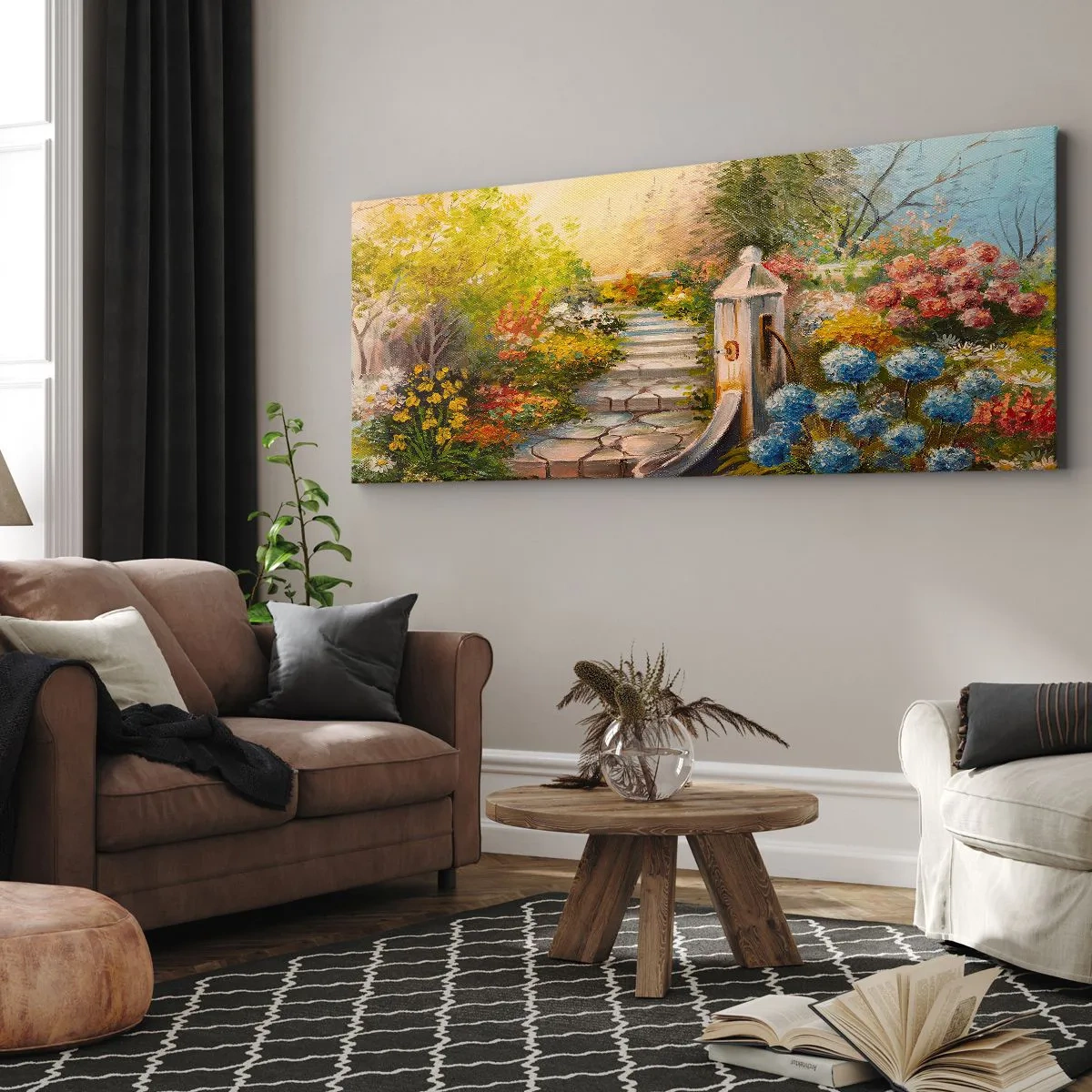 Canvas picture - In Full Bloom - 120x50 cm