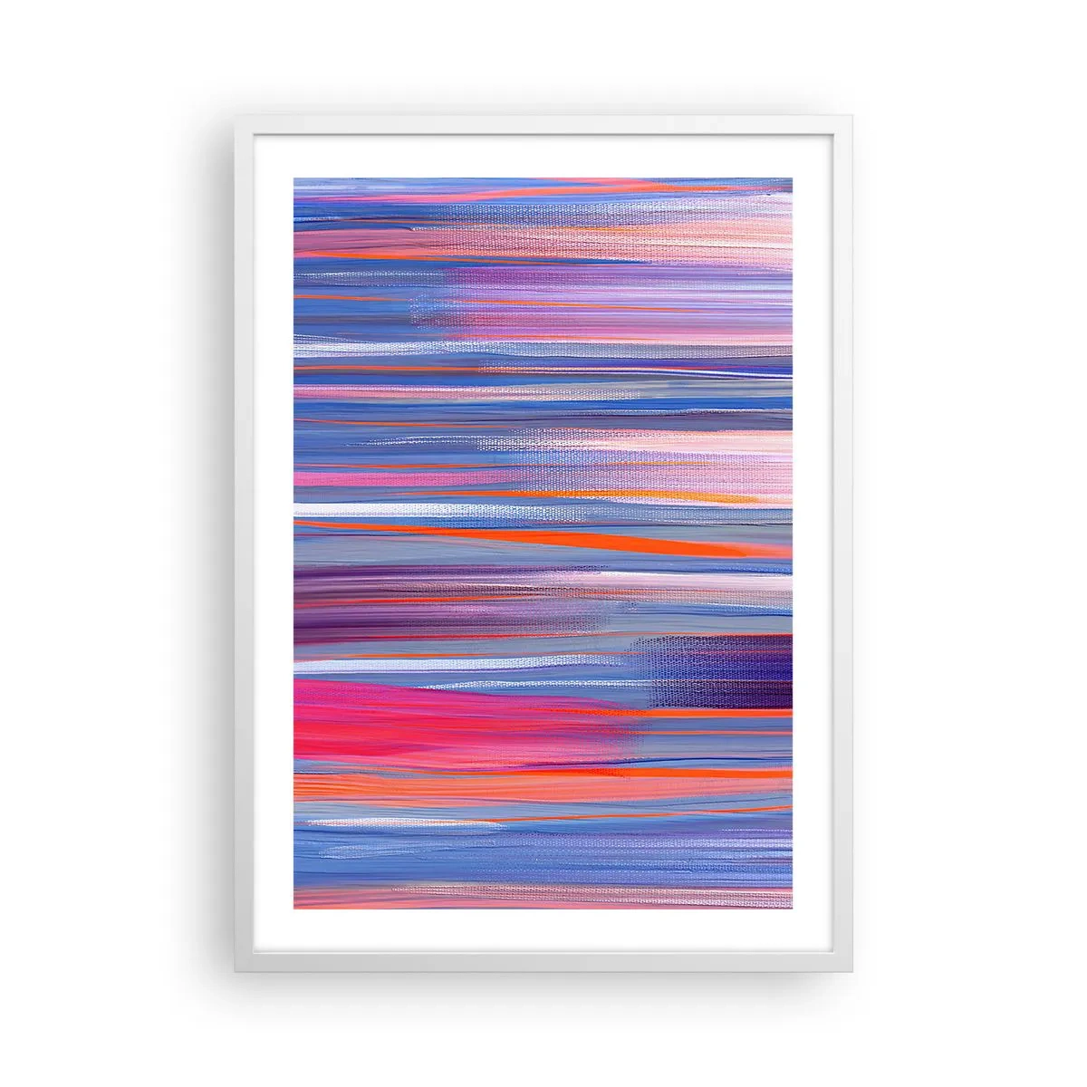 Poster in white frmae - Like a Rainbow - 50x70 cm