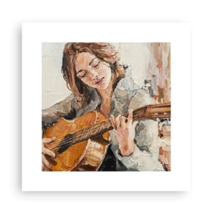 Poster - Concert for Guitar and Girly Heart - 30x30 cm