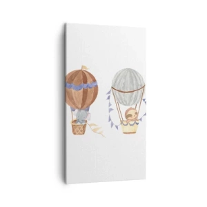 Canvas picture - Friends in Travel - 45x80 cm