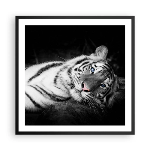 Poster in black frame - Wilderness and Calm - 60x60 cm